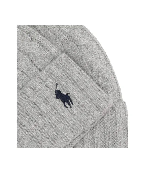 Ralph Lauren - Pletena zimska kapa (Siva)