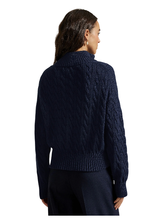 Ralph Lauren - Ženski ZIP džemper (Navy)